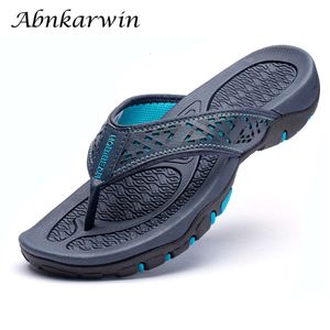 Summer Men Slippers Pu Couro Flip Flips Beach Chanclas Hombre Playa Tong Homme Infradito Uomo Big Size 48 49 50 51 52