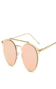 GLAUSA Rosa Espelho vintage feminino Olhos de gato óculos de sol, designer de marca Ladies Sun Glasses for Women Oculos Femininining