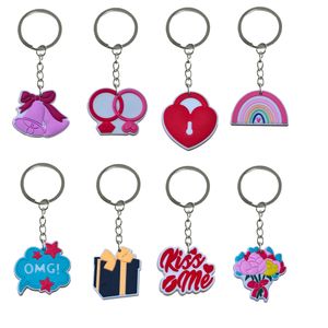 Charms San Valentines II Keychain Chain per ragazze Tornari per ragazzi Ring Keyring Regali di Natale Adatto Fan Fans Donne Dasci Drop de OtusB