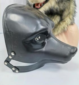 Animale fai -da -te Mano in movimento Maschera Base Maschera Stampo del pacchetto set di lupi crea la tua maschera di Halloween 2207048179269