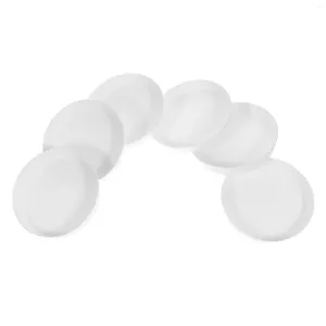 Copas descartáveis Canudos 100 PCs Travel Coffee Caneca Papel Copo Tampa Capas Capas de sorvete Branco para Cafe