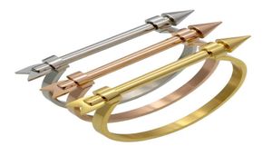 Arrow Bracelet Noeud Armband Gold Colour Bracelets Bangles for Women Screw Cuff Bracelets Manchette Bangles Pulseir D203 Q07175114335