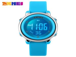 SKMEI New Fashion Sport Children Watches Simple Design Back Light Calendar Digital Wristwatches Alarm Waterproof Kids Watch Relogi7896115