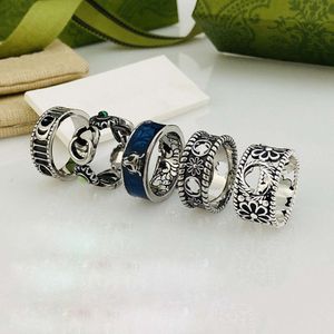 Anelli di band stilista sterling sterling anelli gioielleria donna uomo amante anello nuziale anello anello anelli di fidanzamento regalo