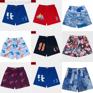 Quarto Calça Eric Mesh Mesh Swimming Designer Emmanuels Shorts de basquete feminino Executando o esporte de futebol do Fitness Loose de Fitness, de Fitness,