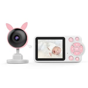 C3-B Bebek Monitörü Kamera İki Yönlü Talk Kablosuz Bebek Monitörü Desteği 2x Zoom 2.8 inç 720p HD Gece Video 2600mAh Pil