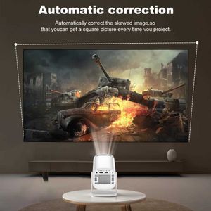 Projectors P30 Android 11 Projector Allwinner 713 Quad Core Support för 2,4G/5G WiFi 4K 1080p BT5.0 1208 * 720p hemmabio bärbar projektor J240509