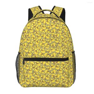 Backpack Yellow Classic Rubber Duck - For Girls Boys Travel RucksackBackpacks Teenage School Bag