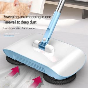 Home Broom Robot Vacuum Cleaner Mop Floor Kitchen Sweeper Household Lazy Cleaning Tool Hand Push Magic Sweeping Machine 240506