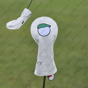 Golf Products 2 Colors Golf Club #1 #3 #5 № 5 Деревянные упорные укочики водителя Fairway Woods Cover Pu Кожаная головка Golf Puttr Head Covers 625