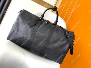 10a 1: 1 Mens Mens Mens Keepall 45 Keep 50 All 55 Travel Bag Cather Canvas Coated Bag Сумка для спортивной сумки на открытом воздухе мужская фитнес -сумка M40569 M40605 M45604