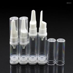 Storage Bottles 50pcs 10ml Empty Vacuum Airless Press Pump 0.34 Oz Lotion Cream Liquid Cosmetic Packaging Travel Containers
