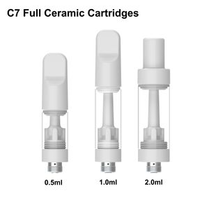 2024 Best продает полные керамические одноразовые тележки лампочка 2,0 мм диаметр отверстия 510 батареи Стандарт 510 резьба 2 мл 1 мл 0,5 мл пользовательского логотипа.