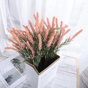 装飾的な花ラベンダー人工泡卸売植物壁飾りブーケ用材料マニュアルVase Home Wedding RoomのためのDIY