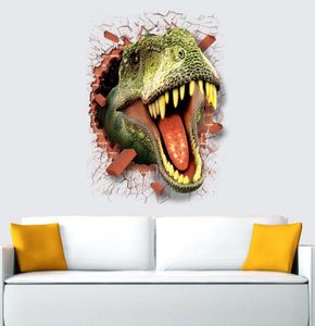 New fashion 3D printed Dinosaurs Animal wall stickers decor bedroom houseroom stickers house home decoration Ecofriendly PVC safe3972584