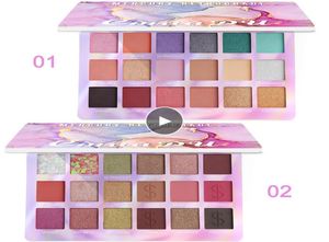 En yeni CMAADU Göz Farı Paleti Makyajı 18 Renkler Pigment Pigment Mat Göz Farı Glitter Toz Primeri Makeup8168516