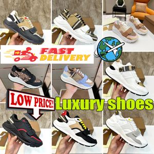 Top -Qualität Designer -Trainer Vintage Sneakers gestreifte Männer Frauen überprüft Sneakers Plattform Gitterschuhe Shades Flats Schuh Classic bu Casual Schuhe