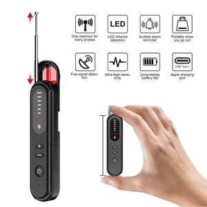 Full Range Portable Pen Hidden Camera Detector Listening Device and GPS Tracker Anti-Spy Detector Electronic Sweeper RF Signal Detector