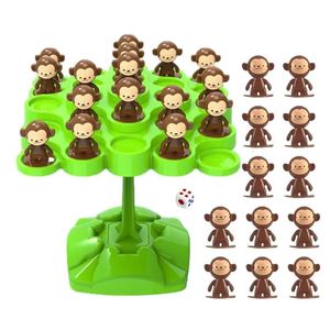 Balancing Monkey Toy Monkey Balance Tree Brettspiel Montessori Interaktive Mathematikspielzeug Kinder Puzzle Denken Sie Training Spiel Baby Spielzeug 240509