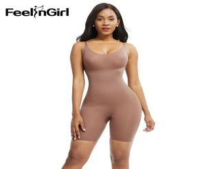 FeelinGirl Women Firm Full Body Shaper Waist Trainer Slimming Tummy Control Underwear Seamless Under Dress Women Corset Fajas CX207180202
