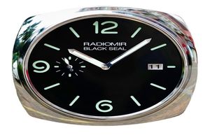 Zegary ścienne luksusowy duży zegar nowoczesny design srebrny metalowy zegarek Home Luminous Ciche salon dekoracje kalendarzowe 2613188