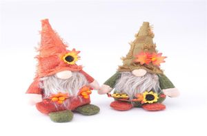 Festa de Ação de Graças Supplies Berry Hat sem rosto Man Man Princho Doll Cartoon Toy Jardim Ornamentos Gnome Decoração Festiva 8 2qy D37000416
