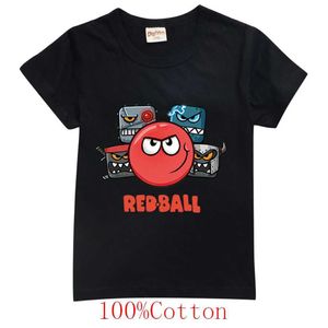 T-shirts 2023 Fun Boys T-shirt Gift Game Store Red Ball 4 Cartoon T-shirt Fashion Clothing Baby Shirt Short Sleeve Hip Hop Top Childrens T-shirtL2405