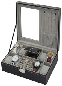 PU Leder Uhrenschachtel Highly Highend Organizer Storage Box Hülle für Uhren Jüdy Ornament Sargbehälter Boxen Portable230q964280