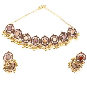 designer Jewelry Drops Oil Metal Water Diamonds Exaggerate Fashionable Personality Unique and Unique Necklace Earring Set for Women