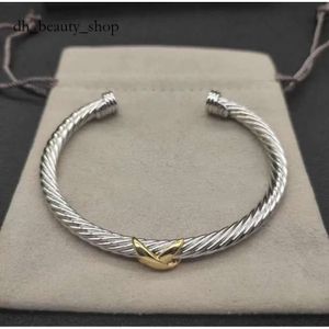 David Yurma Bracelet Classic Luxury Bracelets Designer for Women Fashion Jewelry Gold Silver Pearl Cross Diamond Hip Hot 24SS 122