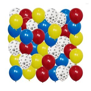 Украшение вечеринки 40 шт. Смешайте 10 '' Pets Dog Latex Balloons Decord Decor Decor Kids Classic Toys Globos Helium Air Надувные шарики