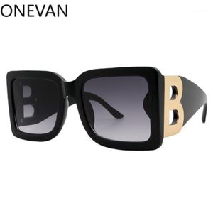 Solglasögon Brand Designer Big Mark Luxury With B For Men Women Rock Style Fashion Shades UV400 Vintage Glasses 279C