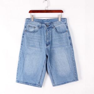 Men's Jeans Oversize Casual Seven-Point Pants Summer Ice-Cool Thin Shorts Stretchy Korean Style Straight casual pants daily outfit blue 30-46