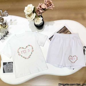 Set Boys Childrens Girls Clothing Sommer Neues Baby Sport zweiteiliger Kinder Casual T-Shirt Kurzärmeler Sommerkleidung CAD24050603