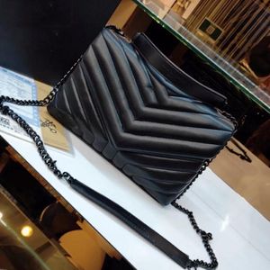 Luxus-Handtasche Umhängetasche Marke Loulou Y-förmiger Designer Naht Leder Ladies Metallkette Hochwertige Clamshell Messenger Großhandel W 267V