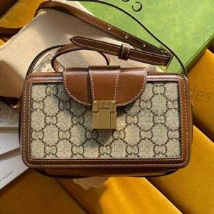 10A Mirror quality Designer bag Marmots One Shoulder Crossbody Small Square Bags Top grade Hardware Lock Buckle Women Handbag Wallet