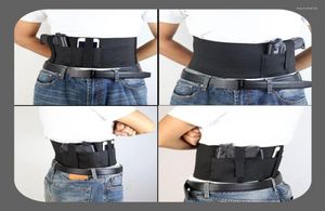 Bältesmavly Band Holster Midjeband Beskabel höger hand för dolda bär elastic9083147