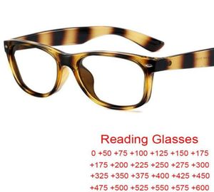 Solglasögon varumärkesdesigner unisex Presbyopia Reading Glasses Män Kvinnor Stripe Retro Gelgasses Transparent Comoputer Anti Blue Ligh6051717