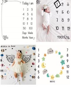 Baby Blanket Throw Blankets Take Pose Po Background Number Figure Planet Stars Clouds Feather Sleeping Bag Newborn 14zd C27581823