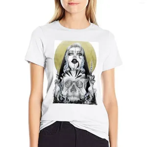 Women's Polos Witchcraft - Witch Witch Strega di pittura in bianco e nero.