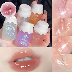 Lip Balms Gloss Plump Lip Glow Oil Hydrating Cute Shimmer Hydrating Tinted Lip Transparent Balm 5 Colors