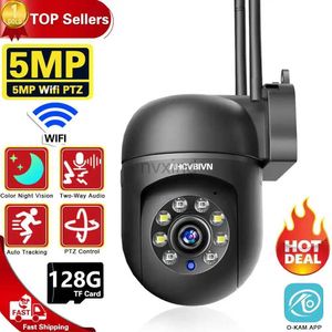 Telecamere IP 5MP Monitoraggio WiFi Monitoraggio nero IP Tracciamento automatico Visione notturna Night Vision Mini esterno PTZ PTZ Security Security Camera Applicazione O-Kam D240510