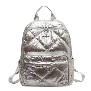 Mochila acolchoada Bolsa de ombro leve de luxo mochila feminina adolescente adolescentes designer escolar de bolsas escolares girl via viagem Daypack