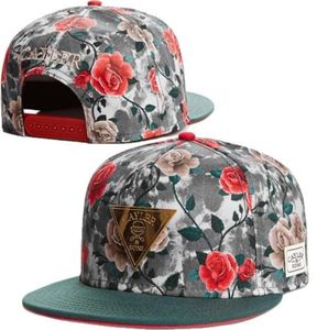 Fabrika tüm rahat hip hop snapbacks şapka çiçek baskı gül çiçek beyzbol kapakları kadınlar için erkekler sokak dansı hiphop şapkaları2911874