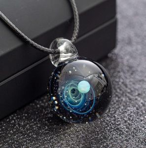 ball, cosmic Pendant Necklace, chain chain, , the same type of Glass pendant, Star ball.4319484