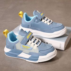 Astro Boy 2023 Autumn New Shoes: Big Children's Leather Waterproof Student Sports Shoes