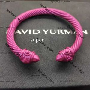 Pulsetinha de jóias de designer Dy David Yurma Bracelelet x 7mm para mulheres Pulveração de alterações de alta qualidade da estação CUVO CURSO CURCELA CROME