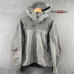 Designers märke Windbreaker Hooded Jackets Arcwindstopper Gray Soft Shell Wool Full Zip Hoodie Reading FTB4