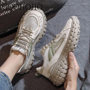 Casual Buty Sprężyna jesień szyk unisex mężczyzn grube oddychające sport dla kobiet wygodne dla kobiet mieszkanie