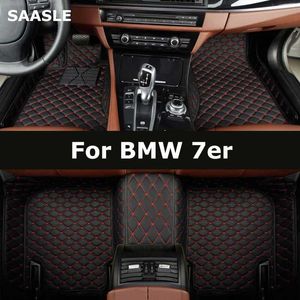 Коврики ковриков Saasle Custom Car Maths для BMW 7er E65 F01 F02 F03 F04 G11 G12 Auto Carpets Foot Coche Accessorie T240509